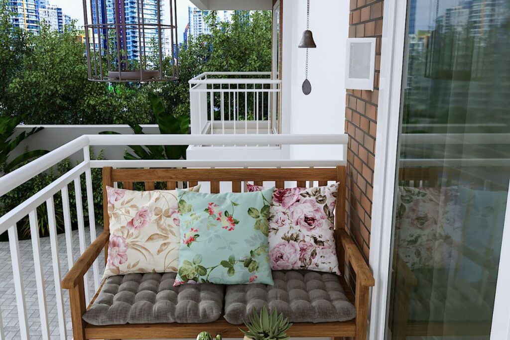 Decoração de Sacada Pequena: Como Transformar em um Refúgio Aconchegante decoração de sacada pequena