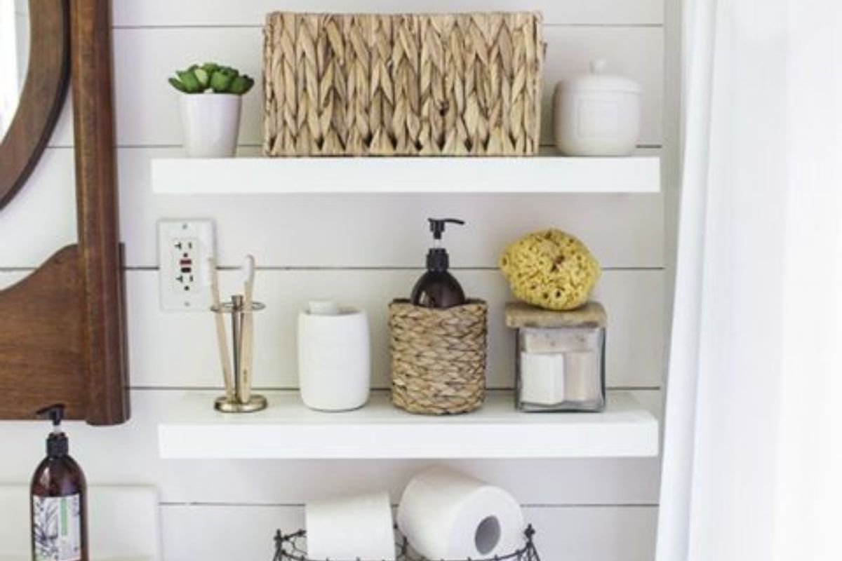 Como Decorar Banheiro Gastando Pouco: Ideias Criativas Para Espaços Pequenos como decorar banheiro gastando pouco