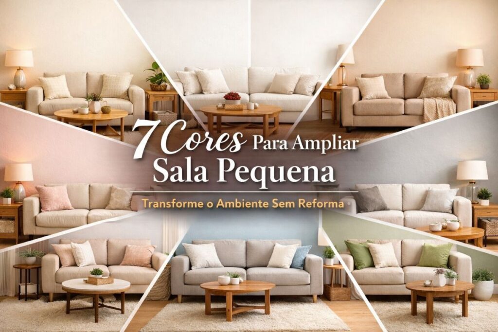 7 Paletas de Cores Para Ampliar Sala Pequena e Deixar o Ambiente Mais Claro Cores Para Ampliar Sala Pequena